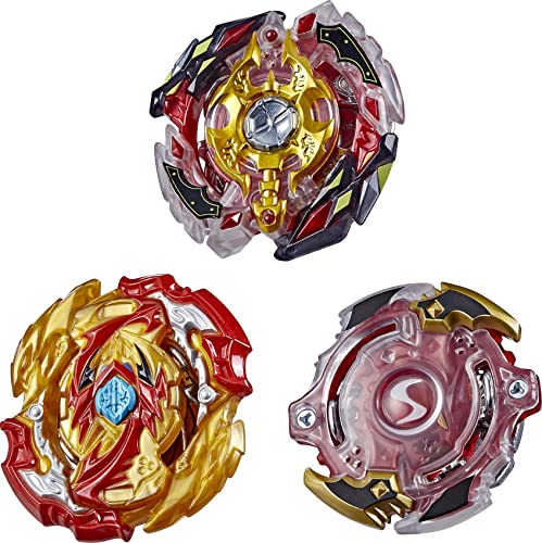 Hasbro Beyblade Burst Evolution Trio Spryzen 3er-Pack − Legend Spryzen S3, Lord Spryzen S5, Spryzen S2 Battle Kreisel Hasbro Beyblade Burst Evolution Trio Spryzen 3er-Pack − Legend Spryzen S3, Lord Spryzen S5, Spryzen S2 Battle Kreisel von Hasbro