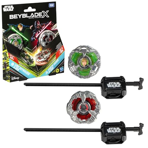 Beyblade X und Star Wars Collab Luke Skywalker 4-80B vs. Darth Vader 4-60B Multipack, Set Beyblade X und Star Wars Collab Luke Skywalker 4-80B vs. Darth Vader 4-60B Multipack, Set von Hasbro