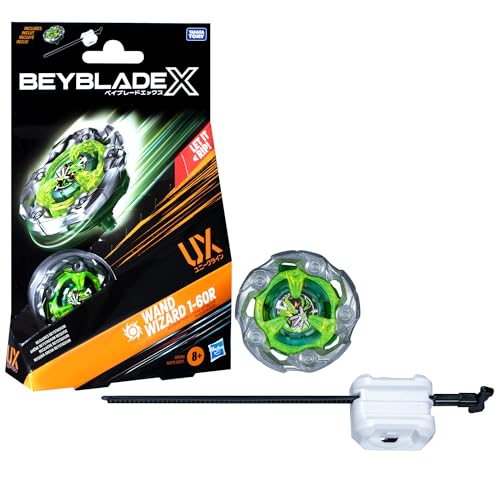 Hasbro Beyblade X Wand Wizard 1-60R UX Starter Pack Kreisel und Starter von Hasbro