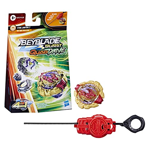 Hasbro Beyblade Quad Drive Pack Kreisel und Launcher, Mehrfarbig (F3338EU4) von Hasbro