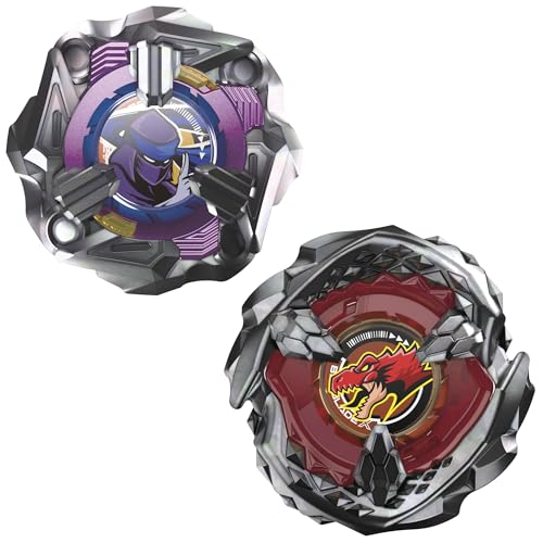 Hasbro Beyblade X Beat Tyranno 4-70Q & Knife Shinobi 4-80HN Dual Pack, Set Hasbro Beyblade X Beat Tyranno 4-70Q & Knife Shinobi 4-80HN Dual Pack, Set von Hasbro