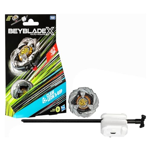 Beyblade X Claw Leon 5-60P Starter Pack Kreisel und Starter, mit X-Celerator-System, mit 2 Klicks zusammenbauen und in der Arena kämpfen Beyblade X Claw Leon 5-60P Starter Pack Kreisel und Starter, mit X-Celerator-System, mit 2 Klicks zusammenbauen und in der Arena kämpfen von Hasbro Beyblade