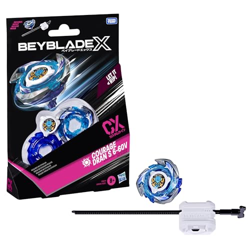 Hasbro Beyblade X Courage Dran S 6-60V CX Starter Pack, Kreisel und Starter Hasbro Beyblade X Courage Dran S 6-60V CX Starter Pack, Kreisel und Starter von Hasbro