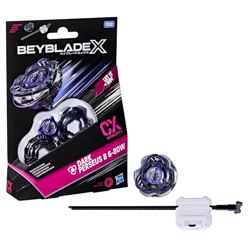 Hasbro Beyblade X Dark Perseus B 6-80W CX Starter Pack Kreisel und Starter Hasbro Beyblade X Dark Perseus B 6-80W CX Starter Pack Kreisel und Starter von Hasbro