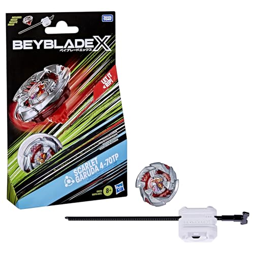 Hasbro Beyblade X Scarlet Garuda 4-70TP BX Starter Pack Kreisel und Starter Hasbro Beyblade X Scarlet Garuda 4-70TP BX Starter Pack Kreisel und Starter von Hasbro