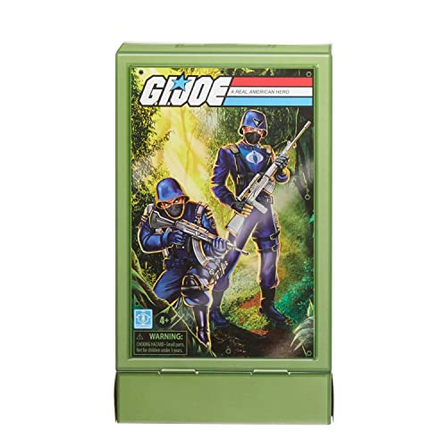 Hasbro - Blister mit 2 Figuren Officer + Cobra Gi Joe 9 cm Puppen Action, Mehrfarbig (133746) von Hasbro