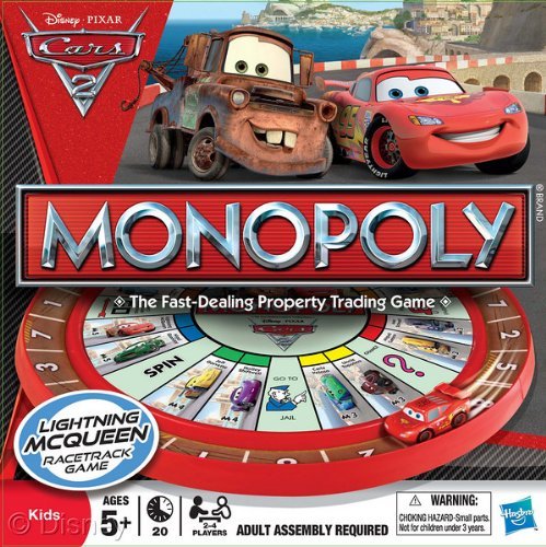 Hasbro Cars 2 Monopoly Rennstreckenspiel von Hasbro