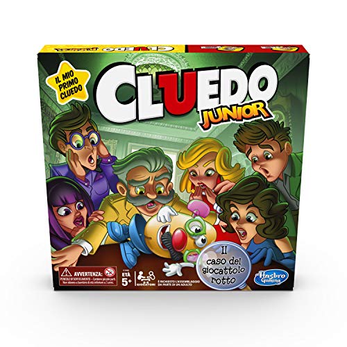 Cluedo Junior Fall des zerbrochenen Spielzeugs (Spiel in Box, Hasbro Gaming, italienische Version) von Hasbro Gaming