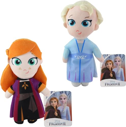 Hasbro Die Eiskönigin, 5,1–12,7 cm, Geschenkqualität, weiches Plüschtier – (Anna & Elsa) von Hasbro