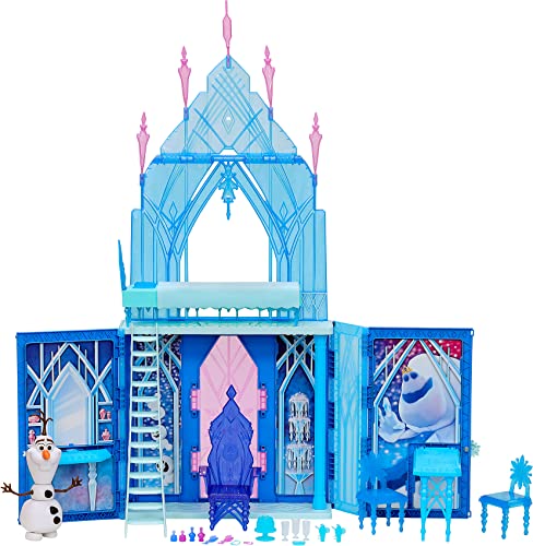 Disney Frozen 2 Elsa's Fold and Go Ice Palace, Castle Playset, Toy for Children Aged 3 and Up von Disney Frozen