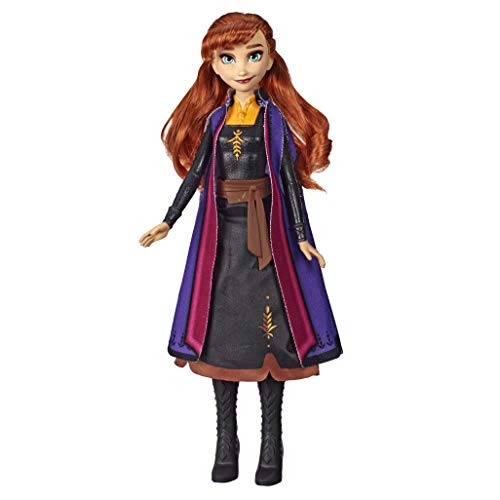 Hasbro Disney Frozen E7001ES0 Die Eiskönigin Lichtzauber Anna, aufleuchtende Modepuppe, inspiriert durch Disneys Die Eiskönigin 2 – Spielzeug für Kinder ab 3 Jahren von Frozen