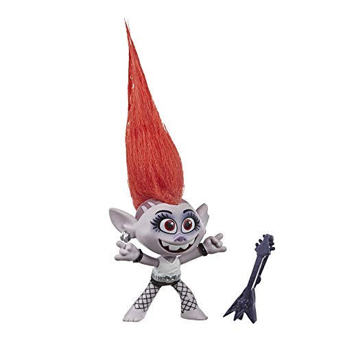 DreamWorks Trolls World Tour Barb, Puppe mit Gitarre, Spielzeug zum Film Trolls World Tour von Hasbro Trolls