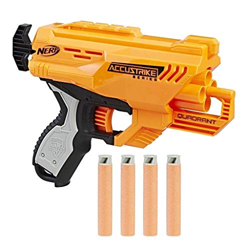 NERF Hasbro E0012 N-Strike Elite AccuStrike Quadrant, Spielzeugblaster mit rotierender Trommel NERF Hasbro E0012 N-Strike Elite AccuStrike Quadrant, Spielzeugblaster mit rotierender Trommel von NERF