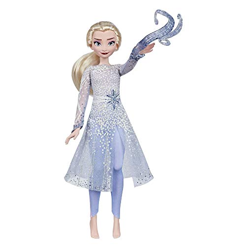 Hasbro E8569EU4 Disney Die Eiskönigin Elsas magische Enthüllung, Puppe mit Lichtern und Geräuschen, inspiriert durch Disneys Die Eiskönigin 2 von Hasbro Disney Die Eiskönigin