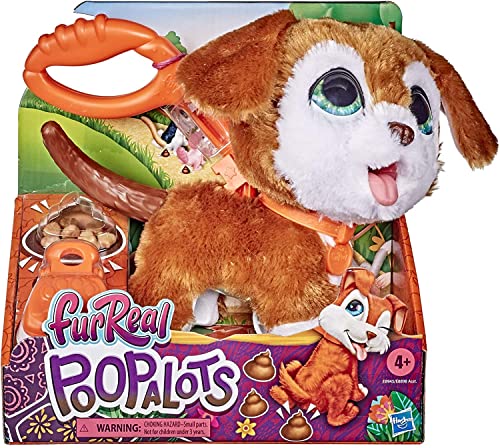 Hasbro E89455X3 FurReal Poopalots Große Racker interaktives Spielzeugtier, Verbindungssystem, ab 4 Jahren von FurReal