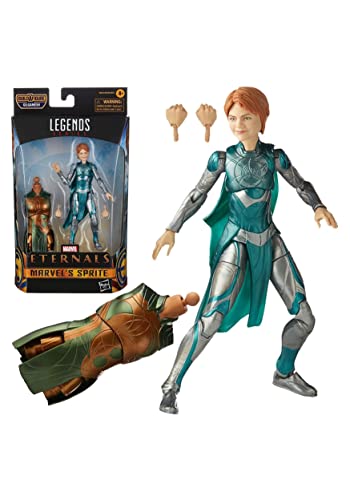 Universo Marvel Hasbro Marvel Legends Series The Eternals 15 cm große Marvel‘s Sprite Action-Figur, im Design zum Film, enthält 2 Accessoires, ab 4 Jahren F05515L0 Mehrfarbig von Marvel