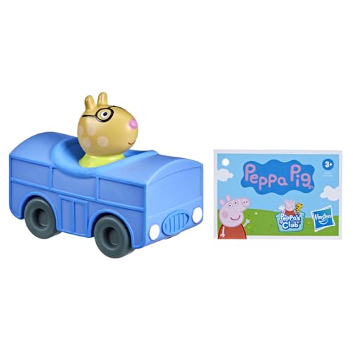 Peppa Pig Hasbro Peppa's Adventures Little Buggy Fahrzeug, Vorschulspielzeug für Kinder ab 3 Jahren (Ponystein im Schulbus) von Peppa Pig