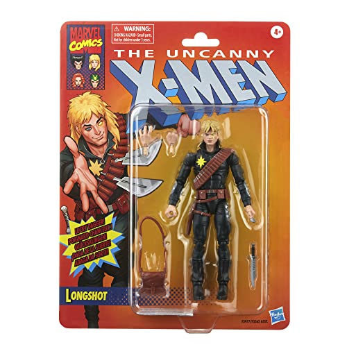 Marvel Hasbro F3977 Legends Series X-Men Classic Longshot 15,2 cm Actionfigur Spielzeug, 4 Zubehörteile, Mehrfarbig Marvel Hasbro F3977 Legends Series X-Men Classic Longshot 15,2 cm Actionfigur Spielzeug, 4 Zubehörteile, Mehrfarbig von Marvel