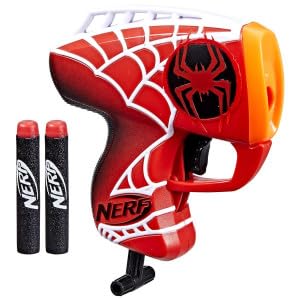 Hasbro F5668EU4 - Nerf Spider-Man 2099, MicroShots Blaster mit 2 Elite Darts Hasbro F5668EU4 - Nerf Spider-Man 2099, MicroShots Blaster mit 2 Elite Darts von Hasbro