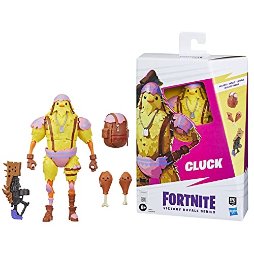 Hasbro Fortnite Victory Royale Series Cluck 15 cm große Action-Figur zum Sammeln mit Accessoires, ab 8 Jahren von Fortnite