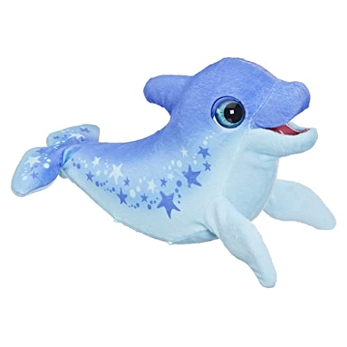 FurReal Hasbro Dimples, Mein lustiger Delfin, 80+ Geräusche und Reaktionen, interaktives Spielzeug, elektronisches Tierchen für Kinder ab 4 Jahren von FurReal