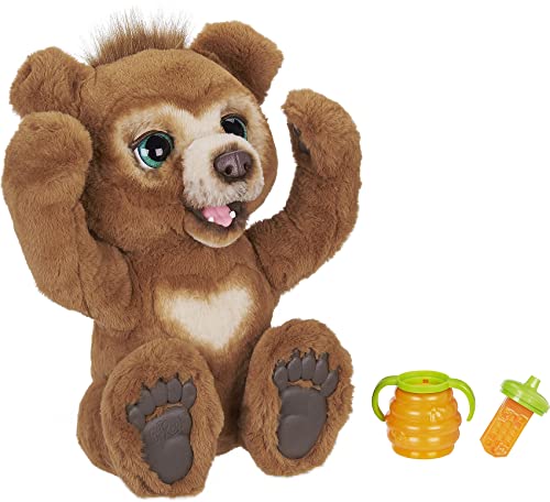 FurReal Cubby, Mein Knuddelbär, interaktives Plüschtier, ab 4 Jahren Braun von Hasbro