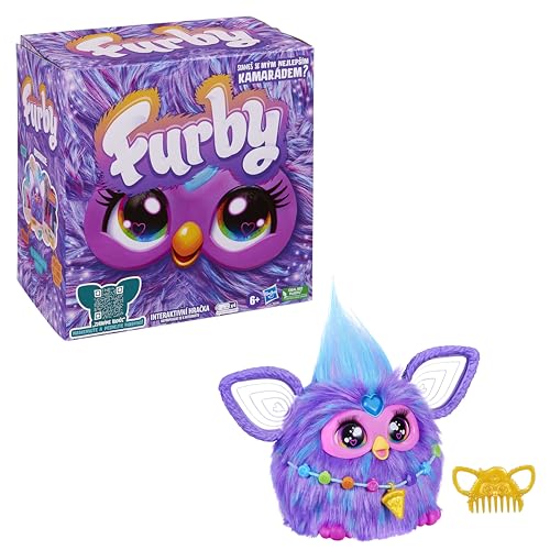 Furby interaktives Plüschspielzeug (lila) - Deutsche Fassung von Furby