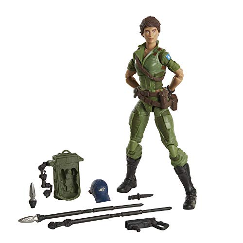 Hasbro G.I. Joe Classified Series Lady Jaye Action Figure 25 Collectible Premium Toy with Multiple Accessories 6-Inch Scale with Custom Package Art CS Figure Rocket Cranberry von Hasbro
