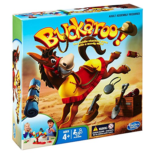 Hasbro 48380 48380-Hasbro-Spiele Buckaroo-Saddle Stacking Game-Klassisches Familien-Geschicklichkeitsspiel von Hasbro