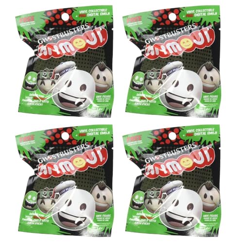 Hasbro Ghostbusters MyMoji Sammelfigur Mini Vinyl Figuren Mystery Blind Party Bag - 4 Stück von Hasbro