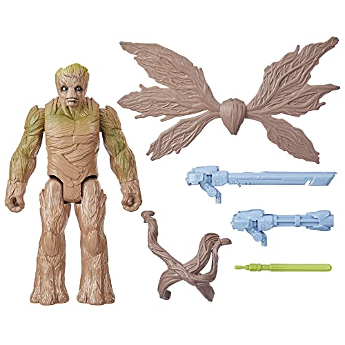 Marvel Studios Guardians of The Galaxy Vol. 3 Titan Hero Serie Deluxe Blast 'N Battle Groot Action-Figur, 29 cm von Marvel