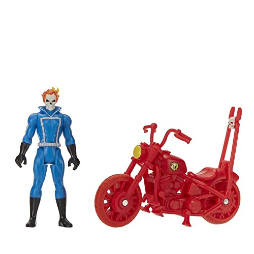 Marvel Legends Series 375 Collection Ghost Rider, 9, 5 cm große Action-Figur mit Fahrzeug von Marvel