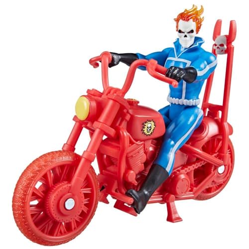 Marvel Legends Series 375 Collection Ghost Rider, 9, 5 cm große Action-Figur mit Fahrzeug von Marvel