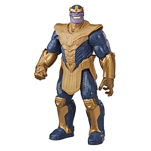 Avengers Marvel Titan Hero Series Blast Gear Deluxe Thanos Action Figure,Toy, Inspired byMarvel Comics, For Children Aged 4 and Up,Blue, 30-cm von AVENGERS