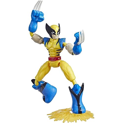 Marvel F4965 AVN Bend and Flex FIRE Mission Wolverine, Mehrfarbig von AVENGERS