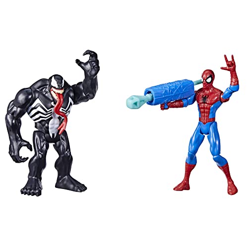 Spider-Man Hasbro Marvel Battle Pack Vs Venom, 2 Figuren à 15 cm, Venom, Spielzeug für Kinder ab 4 Jahren, F4987, Mehrfarbig von SPIDER-MAN