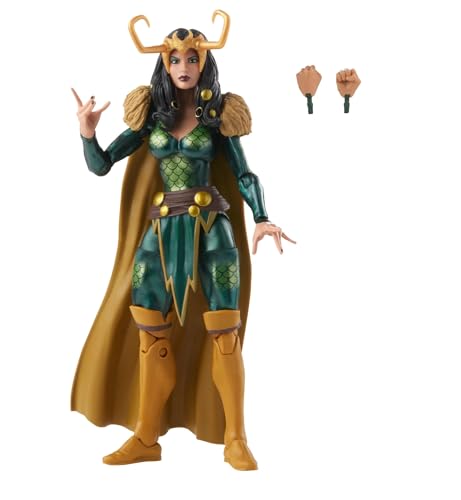 Marvel Legends Series Loki, Agent von Asgard, Retroverpackung, 15 cm große Action-Figur, 2 Accessoires von Marvel