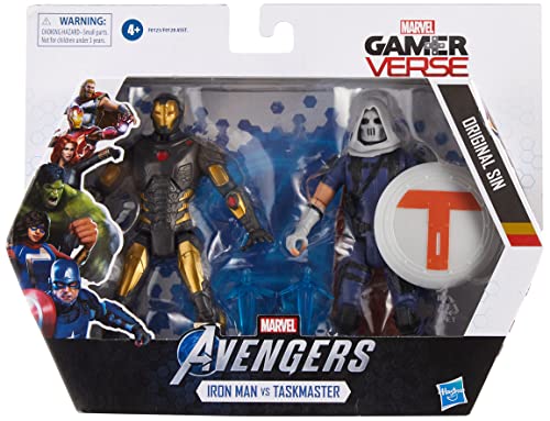 Hasbro Marvel Gamerverse 15 cm große Iron Man vs. Taskmaster Action-Figuren, ab 4 Jahren von Marvel