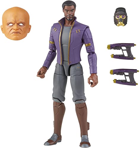 Hasbro Marvel Legends Series 15 cm große T'Challa Star-Lord Action-Figur, Premium-Design, 1 Figur, 3 Accessoires und Build-A-Figure Element Hasbro Marvel Legends Series 15 cm große T'Challa Star-Lord Action-Figur, Premium-Design, 1 Figur, 3 Accessoires und Build-A-Figure Element von Marvel