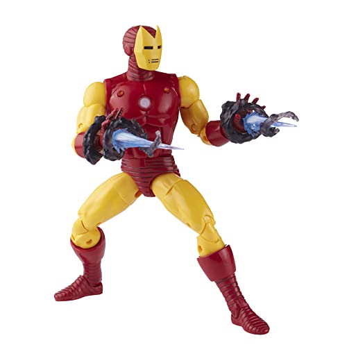 Hasbro Marvel Legends Series 20th Anniversary Series 1 Iron Man 6-inch Action Figure Collectible Toy, 9 Accessories F3463 Multi von Marvel