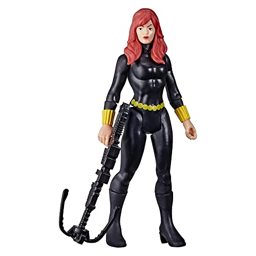 Marvel Hasbro Legends Series 9,5 cm große Retro 375 Collection Black Widow Action-Figur, 1 Accessoire Marvel Hasbro Legends Series 9,5 cm große Retro 375 Collection Black Widow Action-Figur, 1 Accessoire von Marvel