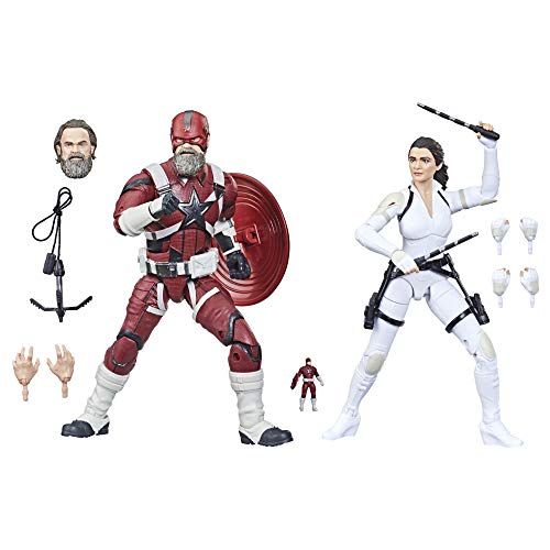 Marvel F1129 Hasbro Marvel Legends Series Avengers 15 cm große Red Guardian & Melina Vostokoff Figuren 2er-Pack, ab 4 Jahren von Marvel