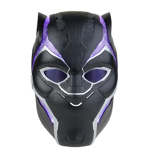 Marvel Hasbro Legends Series Black Panther elektronischer Premium Helm mit Lichtern und klappbaren Linsen, Rollenspielartikel, F3453, Multi Marvel Hasbro Legends Series Black Panther elektronischer Premium Helm mit Lichtern und klappbaren Linsen, Rollenspielartikel, F3453, Multi von Marvel