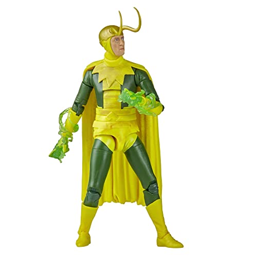 Hasbro Marvel Legends Series MCU Disney Plus Classic Loki Marvel Action-Figur, 5 Accessoires und 1 Build-A-Figure Element Hasbro Marvel Legends Series MCU Disney Plus Classic Loki Marvel Action-Figur, 5 Accessoires und 1 Build-A-Figure Element von Marvel