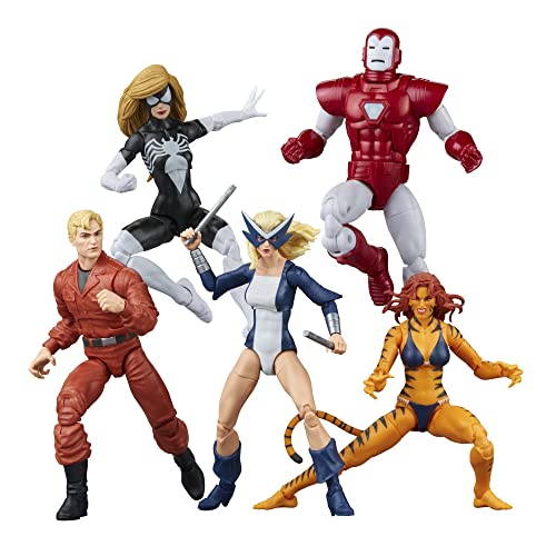 Hasbro Marvel Legends Series The West Coast Avengers, 5er-Pack Marvel Legends Action-Figuren (15 cm) zu den Comics von Hasbro Marvel