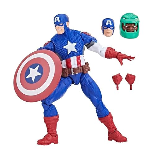 Hasbro Marvel Legends Series: Ultimate Captain America Ultimates Marvel Classic Comic, 15 cm große Legends Action-Figur, Multi, F6616 von Marvel