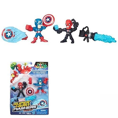 Hasbro Marvel Mashers Figuren 2-er Pack Captain America, 6 cm Hasbro Marvel Mashers Figuren 2-er Pack Captain America, 6 cm von Hasbro