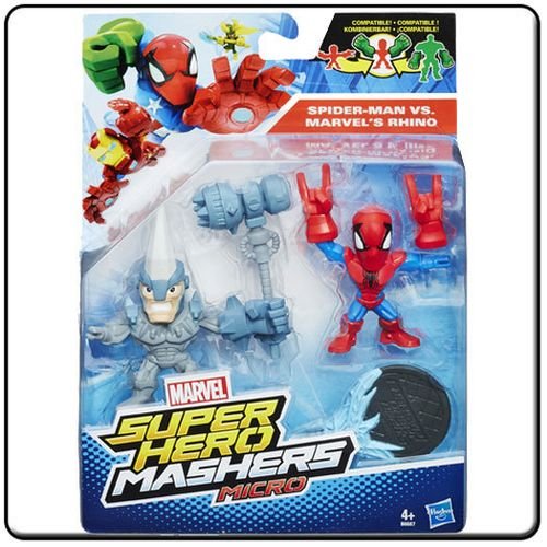 Hasbro Marvel Mashers Figuren 2-er Pack Spiderman, 6 cm Hasbro Marvel Mashers Figuren 2-er Pack Spiderman, 6 cm von Hasbro