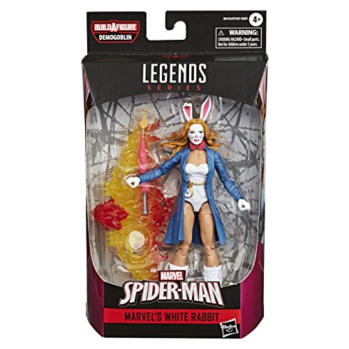 Hasbro Marvel Spider-Man Legends Series 15 cm große Marvel‘s White Rabbit Action-Figur, Build-A-Figure Elemente und Accessoire Hasbro Marvel Spider-Man Legends Series 15 cm große Marvel‘s White Rabbit Action-Figur, Build-A-Figure Elemente und Accessoire von Marvel