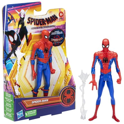 Spider-Man Marvel, 15 cm große Action-Figur Across The Verse mit Zubehör, für Kinder ab 4 von Marvel